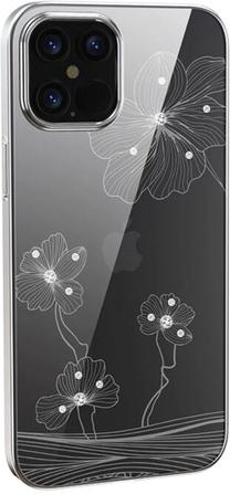 Чехол для телефона Devia Crystal Flora, серебристый цв., Apple