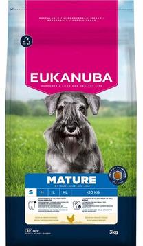 Sausas šunų maistas Eukanuba Mature Chicken, vištiena, 3 kg