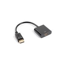 Adapteris Lanberg AD-0009-BK Displayport, HDMI, 0.1 m, melna krās.