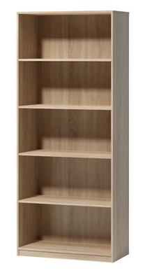 Lentyna, ąžuolo, 80 cm x 38 cm x 190 cm