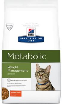 Sausā kaķu barība Hill's Prescription Diet Metabolic, vistas gaļa, 4 kg
