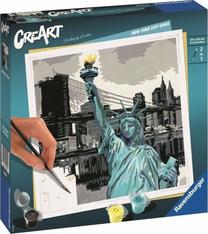 Glezna pēc numuriem Ravensburger CreArt New York, daudzkrāsaina