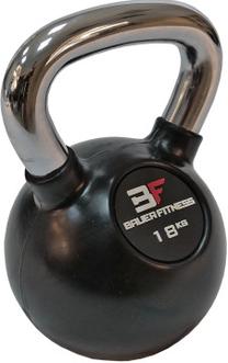 Svarstis Bauer Fitness Rubber Coated Kettlebell AC-1257, 18 kg