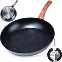 Cepšanas panna Vilde Black&Wood, Ø 30 cm, alumīnijs, Melna krās.