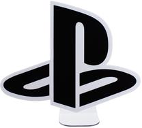 Lampa Paladone Playstation Desktop / Wall Logo Light, balta krās./melna krās.
