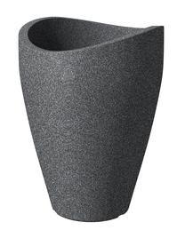 Gėlių vazonas Scheurich Granit 254/40, plastikinis, Ø 29.8 cm, pilka sp.