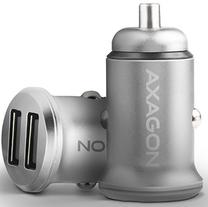 Automobilinis įkroviklis Axagon PWC-5V4, 2 x USB, 4.5 cm, sidabro sp./pilka sp., 24 W