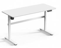 Rakstāmgalds regulējams augstums Up Up Balder W-D22-70S, 60 cm x 140 cm, 73 - 118 cm, balta krās.