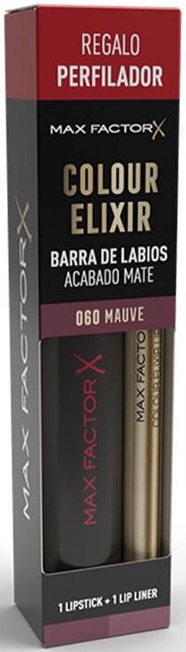 Lūpų kosmetikos komplektas Max Factor Colour Elixir Matte, 3.7 g, 60 mauve