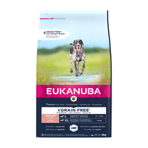 Kuiv koeratoit Eukanuba Grain Free Senior Large, kalaliha, 3 kg