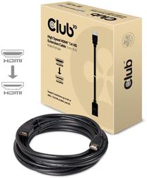 Vads Club 3D HDMI female, HDMI male, 5 m, melna krās.