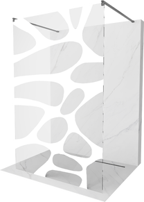 Dušas siena Mexen Kioto Walk-in, 100 cm x 200 cm, brushed gun gray krās./rūdītais