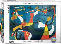 Dėlionė Eurographics Fine Art Joan Miro Swallow Love 6000-0859, 67.6 cm x 48.9 cm, 1000 vnt., įvairių spalvų