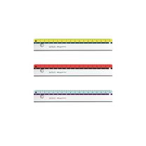 Liniuotė Herlitz 11367984, 17 cm, plastikas, įvairių spalvų