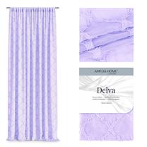 Дневной занавес AmeliaHome Delva Pleat, фиолетовый цв., 140 см x 250 см