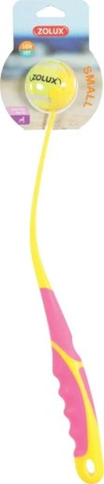 Žaislas šuniui, kamuoliukas Zolux Sunset VAT015113, 46.5 cm, geltona sp./rožinė sp., S