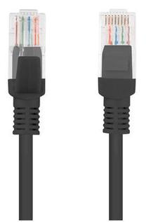 Провод Lanberg Patch Cable UTP CAT5e PCU5-10CC-0050-BK RJ-45 8P8C, RJ-45 8P8C, 0.5 м, черный цв.