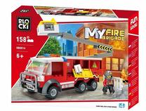 Конструктор Blocki My Fire Brigade KB0814, 158 шт.