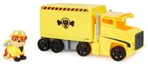 Transporto priemonė su figūrėle Spin Master Paw Patrol Big Truck Pups Rescue Truck Rubble 6063832, geltona sp.