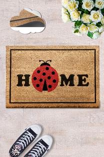 Придверный коврик Conceptum Hypnose Coco Coccinella, многоцветный, 40 см x 60 см