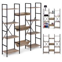 Pastatoma lentyna ModernHome Loft, ruda sp./juoda sp., 150 cm x 150 cm x 27 cm
