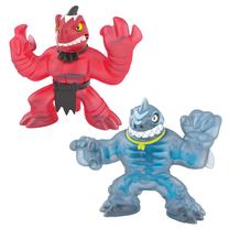 Žaislinė figūrėlė Tm Toys Goo Jit Zu Dino X-Ray Thrash VS Verapz 506787, 2 vnt., mėlyna sp./raudona sp.