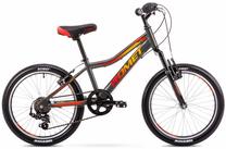 Vaikiškas dviratis Romet Rambler Kid 2, pilka sp., 10'', 20"