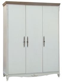Spinta Home4you Elizabeth, ruda sp./balta sp., 164 cm x 60 cm x 220 cm