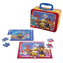 Dėlionė 2in1 Spin Master Paw Patrol Mini Tin 6066806, 11.4 cm x 15.2 cm, 48 vnt., įvairių spalvų