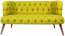 Sofa Hanah Home West Monroe 558ZEN1226, geltona sp./žalia sp., 75 x 140 cm x 76 cm