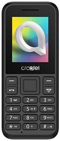 Telefons ar pogām Alcatel 1066D, 4 MB, melns krās.