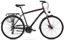 Dviratis turistinis Romet Wagant 2, 28 ", 19" rėmas, juoda sp./raudona sp.