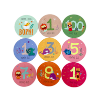 Развивающая игра Marcus & Marcus Monthly Milestone Cards, многоцветный, 9 шт.