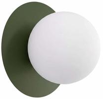 Lampa sienas Emibig Americana K1 1858/K1, G9, 1 x 8 W, balta krās. / zaļa krās.