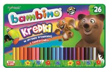 Spalvoti pieštukai St.Majewski Bambino, 26 vnt.