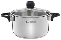 Kastrul Ambition Vikos, Ø24 cm, 6 l, hõbe v.