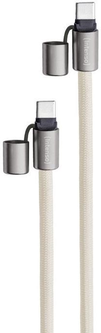 Vads Intenso USB Type-C Vīrietis, USB Type-C Vīrietis, 1.65 m, bēša krās.