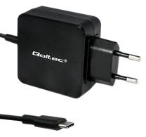 Telefono įkroviklis Qoltec, USB 3.1 type C/Europlug, 180 cm, juoda sp., 45 W