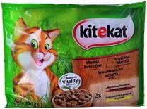 Šlapias kačių maistas Kitekat Natural Vitality, jautiena/vištiena, 0.1 kg