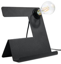 Galda stāvlampas Sollux Incline, E27, 60W, melna krās./melna krās.