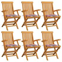 Õuetoolide komplekt VLX Garden Chair 3062554, pruun v., 60 cm x 55 cm x 89 cm, 6 tk.