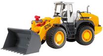 Žaislinis traktorius Bruder Liebherr Road Loader L574, 1:16, geltona sp.