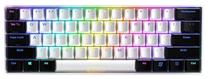 Vadu spēļu tastatūra Sharkoon SGK50 S4 Kailh Red, EN, balta krās./melna krās.
