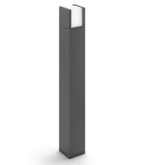 Pastatomas lauko šviestuvas Philips Arbour, 6W, LED, IP44, pilka sp., 10 cm x 77 cm