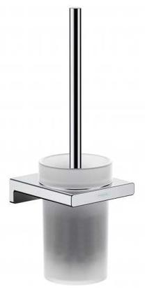 Щетка для унитаза Hansgrohe AddStoris, белый цв./хромовый цв., 12 см x 34.2 см x 10.5 см