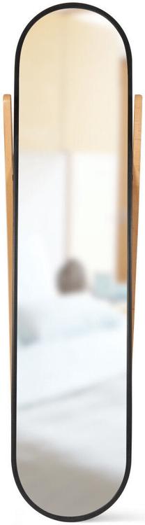 Spogulis Umbra Hub, stāvošs, 42 cm x 158 cm, melna krās.