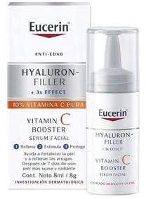 Sejas serums Eucerin Hyaluron Filler Vitamin C, 8 ml