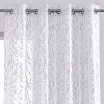 Nakts aizkari Restilo Twings Eyelets, sudraba krās., 270 cm x 140 cm