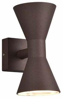 Sieninis lauko šviestuvas Trio Ardas, 10W, GU10, IP44, ruda sp., 10 cm x 20 cm