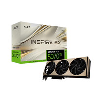 Видеокарта MSI GeForce RTX 5070 Ti 16G Inspire 3X OC Plus, 16 ГБ, GDDR7